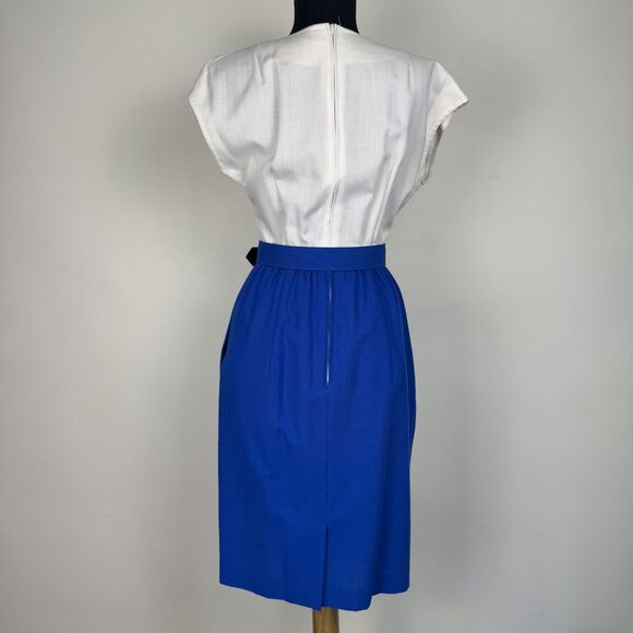 80s Military Marching Band Style w/ Cropped Jacket & Dress 2-Piece Set - Picture 5 of 11